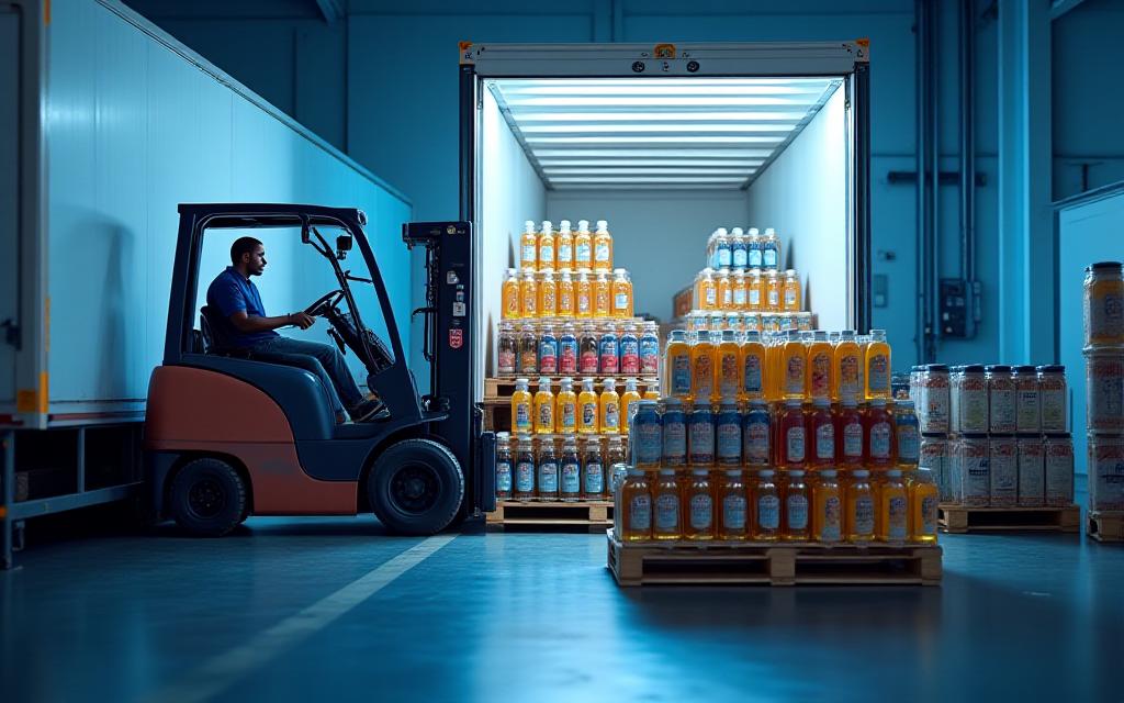 Beverage cold chain port to store Los Angeles