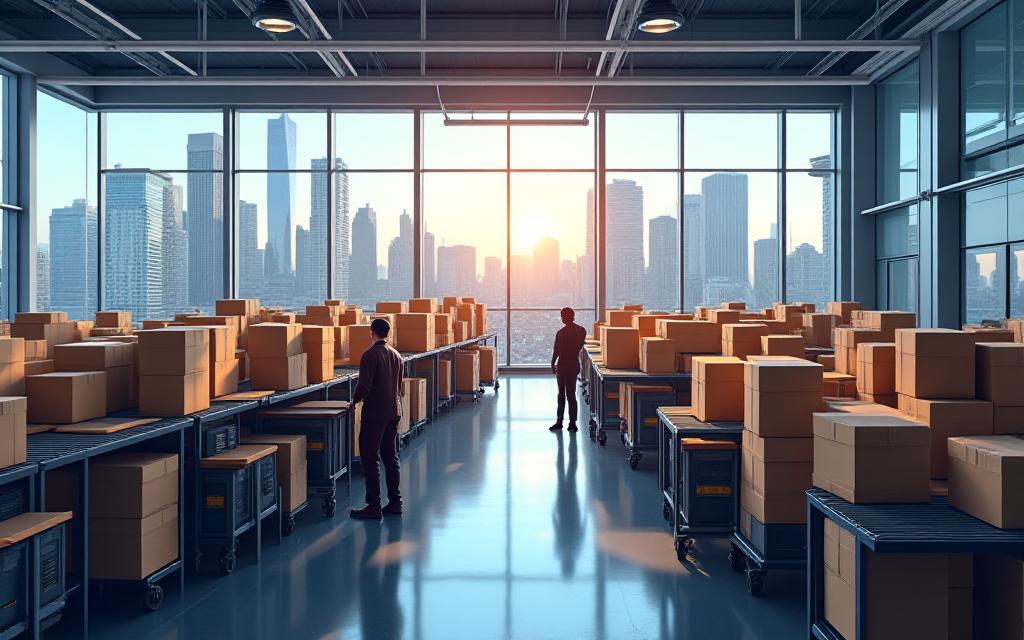 E-commerce parcel fulfillment downtown Los Angeles