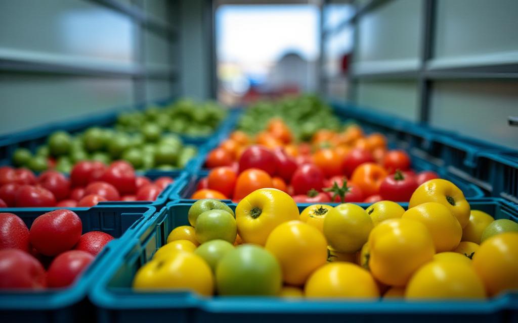 Fresh produce logistics Central Valley to Los Angeles
